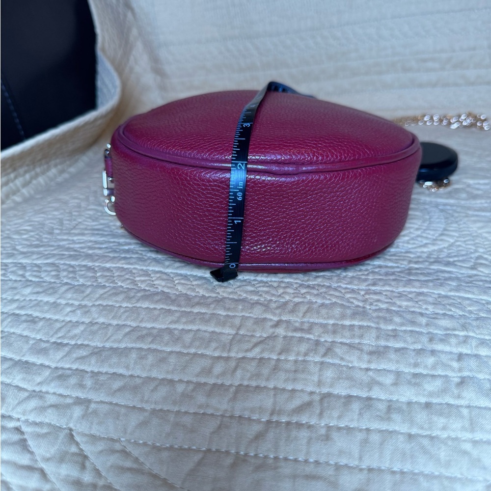 Michael Kors Round Crossbody Bag - Rich Red - Picture 13 of 14